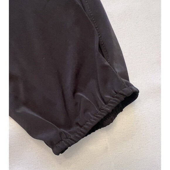 LAST TANGO Black Jumpsuit XL VNeck Dolman Split Sleeve Ankle Slit Pocket Stretch - Picture 10 of 15